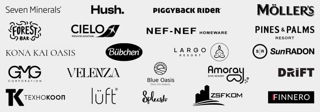 buzzforce digital marketing client logos